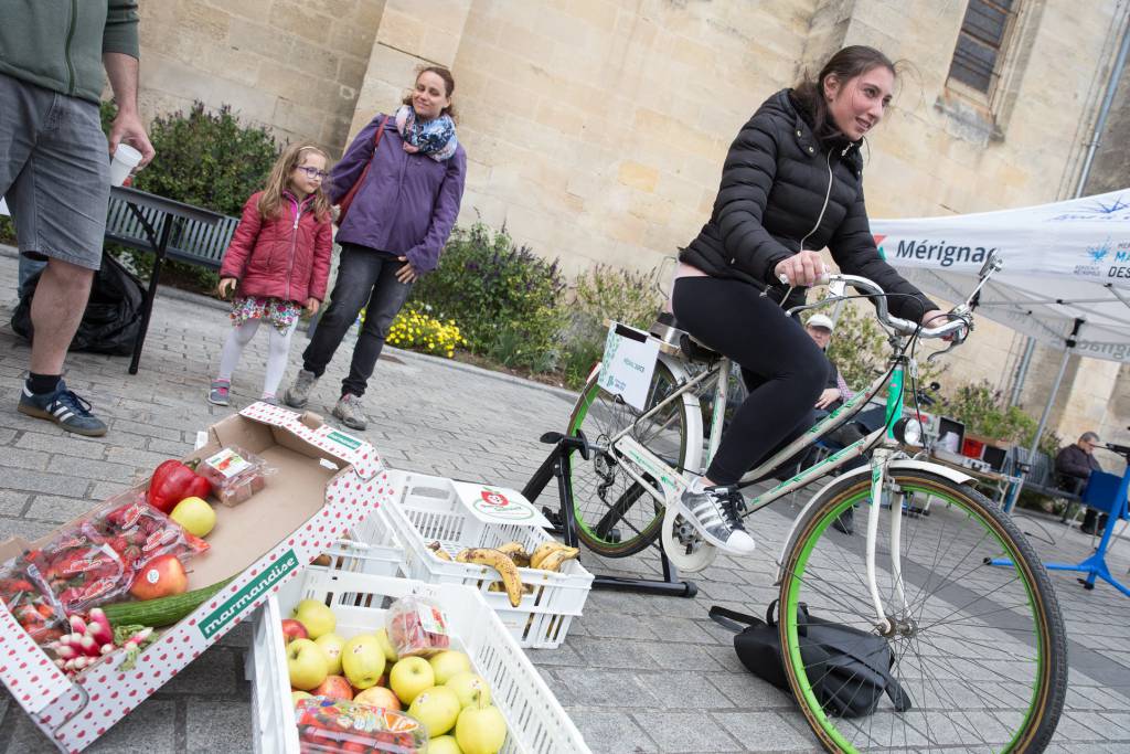 Animation vélo smoothie