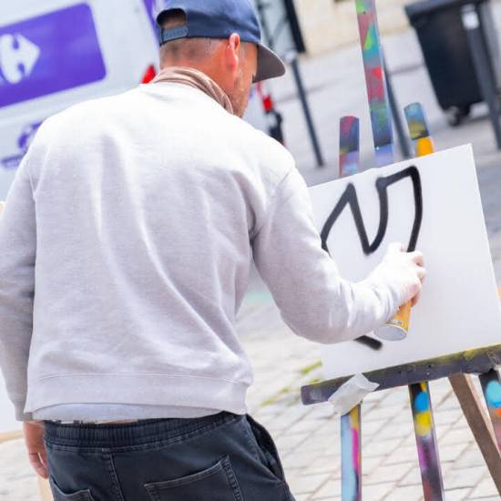 Création Oeuvre Graffiti