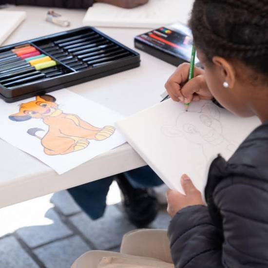 Dessin sur toile